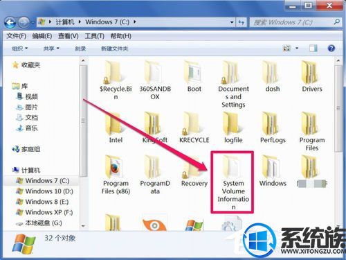 Win7ϵͳɾSystem Volume informationļеĲ